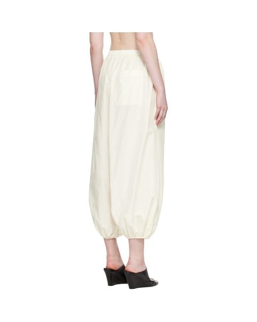 Loulou de Saison Natural Off- Almaya Cocoon Trousers