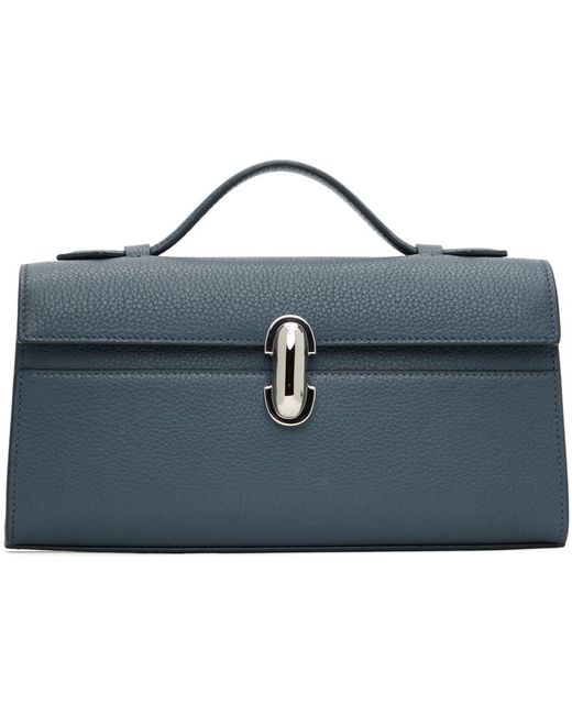 SAVETTE Blue Symmetry Pochette Top Handle Bag