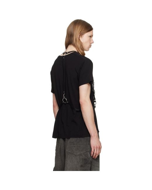 Vivienne Westwood Black Leather Harness for men