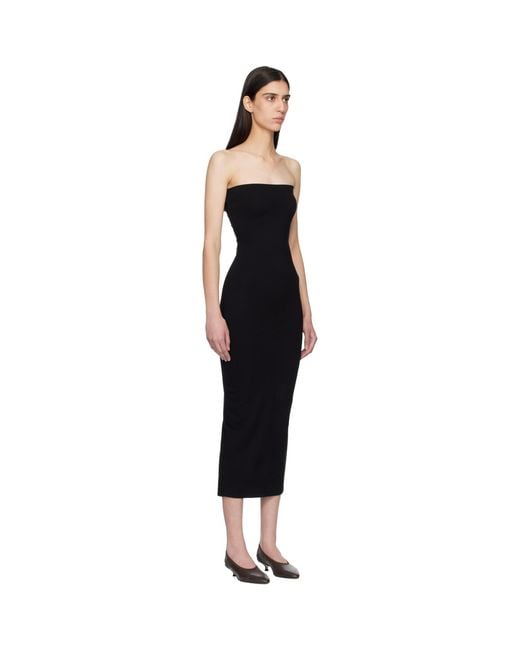 Leset Black Rio Bandeau Midi Dress
