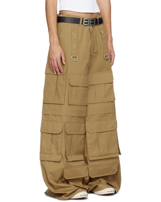Pantalon cargo à poches Vetements pour homme en coloris Natural