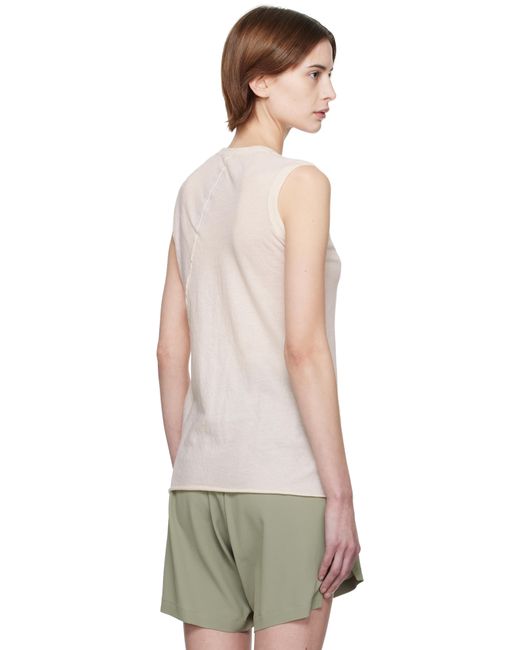 Rick Owens Black Off- Hollywood V-Neck Tank Top
