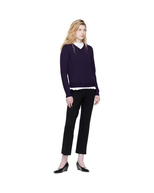High Sport Blue Billie Vneck Sweater