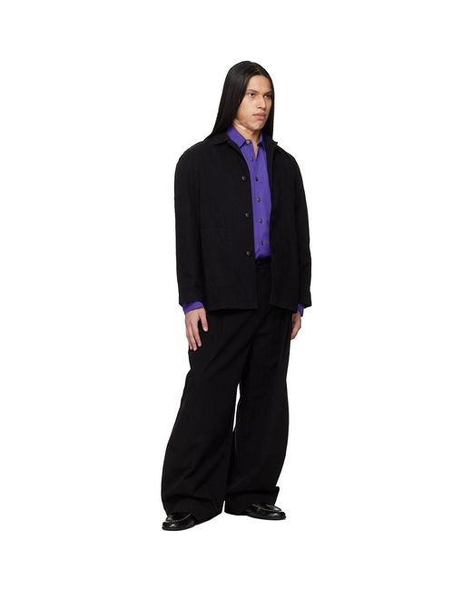 Toogood Black 'The Locksmith' Trousers for men
