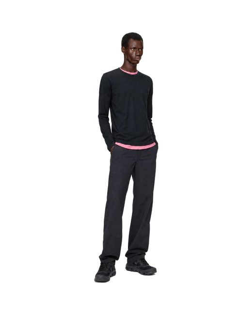 Veilance Black Frame Ls T-Shirt for men