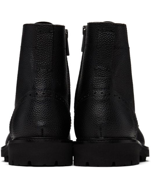 Zegna Black Aosta Boots for men