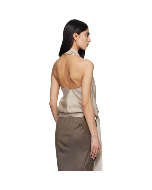 Entire studios Multicolor Taupe Fluid Top
