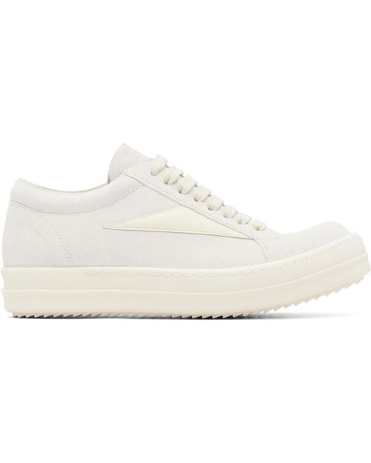 Rick Owens White Off- Tower Vintage Sneaks Sneakers