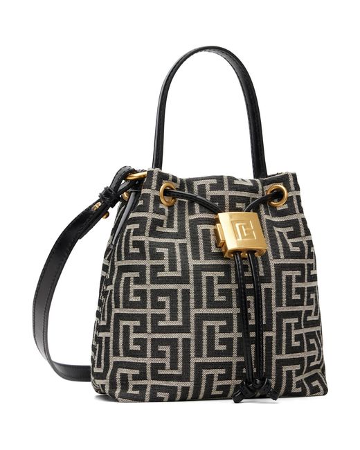 Balmain Black Pulse Bucket Bag