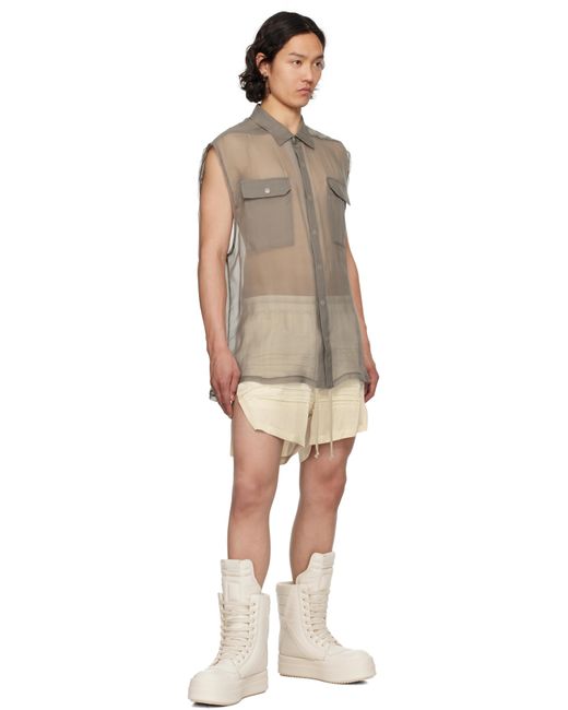 Rick Owens Natural Off- Hollywood Boxers Shorts for men