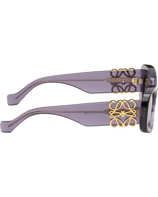 Loewe Gray Anagram Sunglasses