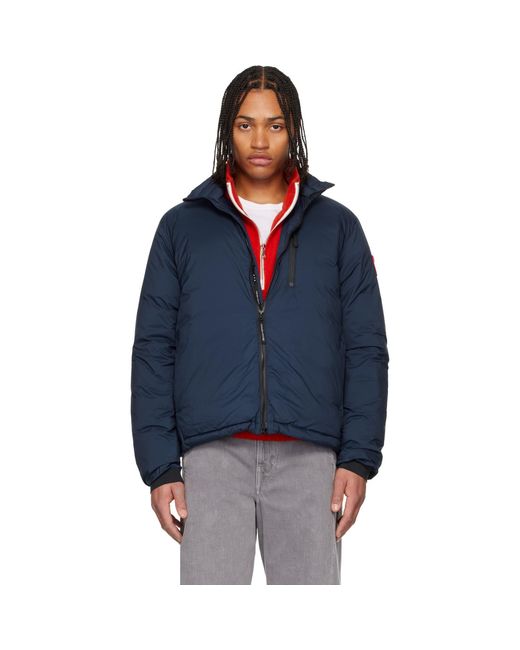 Canada Goose Blue Lodge Down Jacket for men
