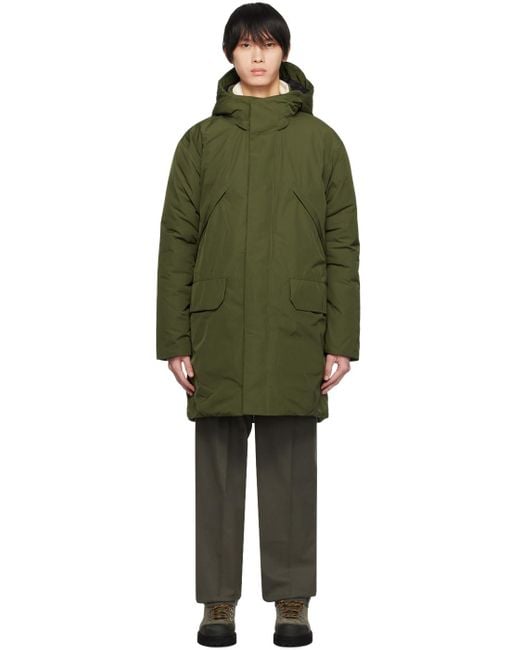 Norse Projects Green Stavanger Coat for men