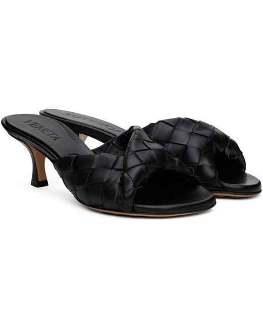 Bottega Veneta Black Blink Mules
