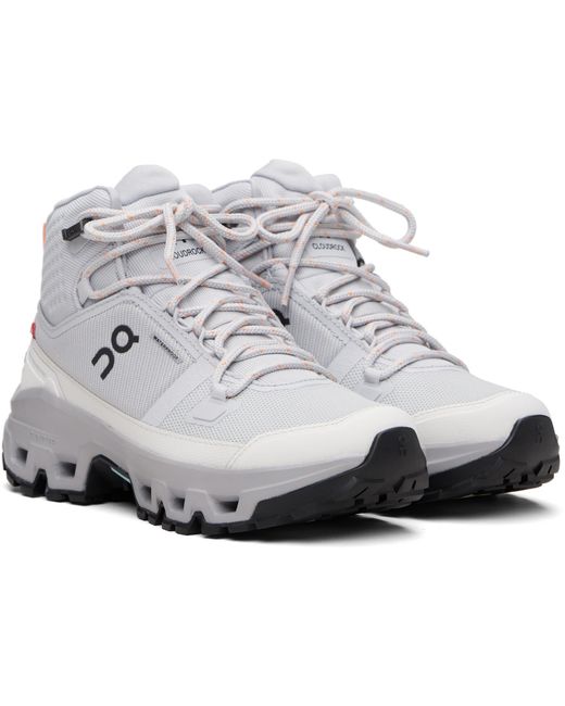 On Shoes Black Cloudrock Mid Waterproof Sneakers