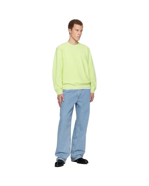 Givenchy Yellow Couture Seam Sweatshirt for men