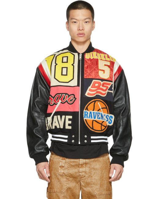 diesel varsity jacket