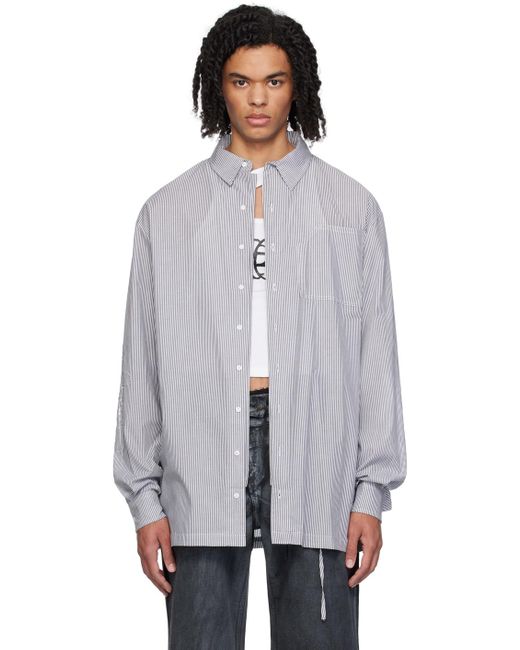 OTTOLINGER Gray Oversized Shirt for men