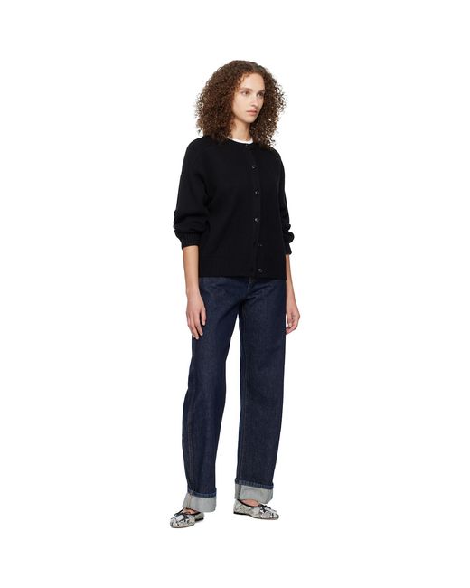 Anine Bing Black Jamie Ballerina Flats