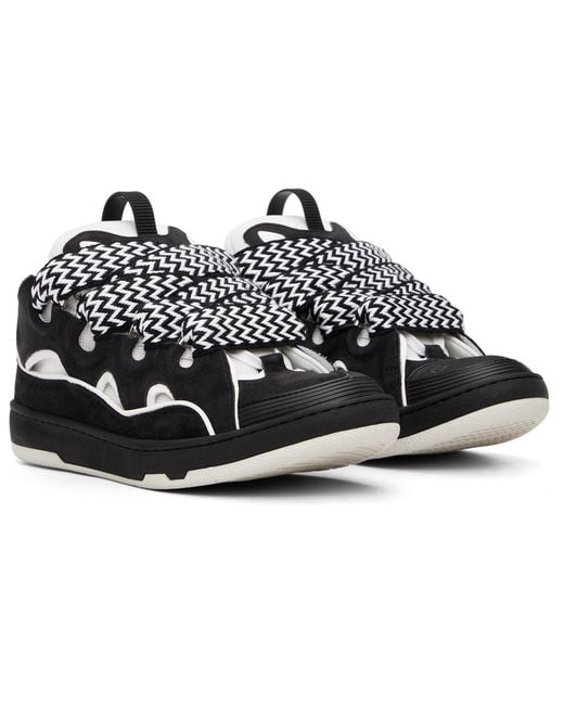 Lanvin Black Curb Sneakers