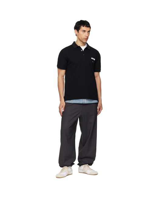 Moschino Black Milano' Polo for men