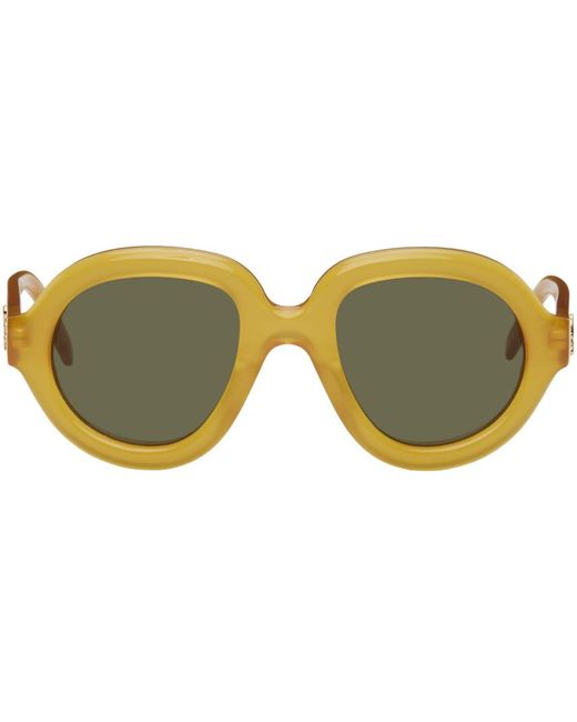 Loewe Green Aviator Sunglasses for men