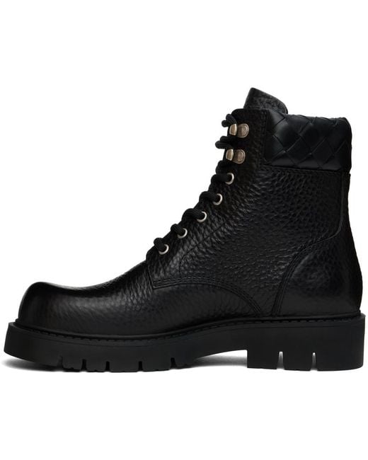 Bottega Veneta Black Haddock Boots for men