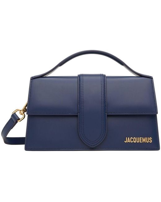 Jacquemus Navy Le Raphia 'le Grand Bambino' Bag in Blue | Lyst