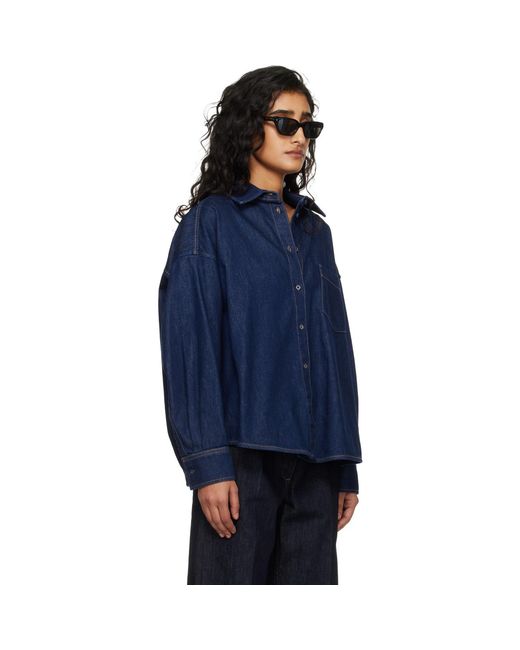 Weekend by Maxmara Blue Foggia Denim Shirt