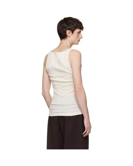 Skims Black Three-Pack Cotton Rib Tank Tops for men