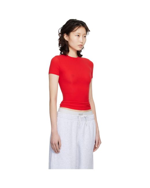 Skims Red Fits Everybody T-Shirt
