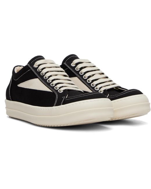 Rick Owens Black Tower Vintage Sneaks Sneakers