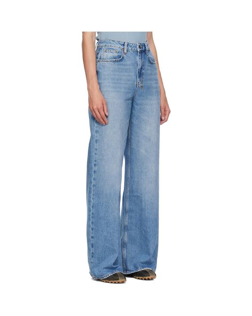 Ksubi Blue Baggy Strider Horizon Jeans