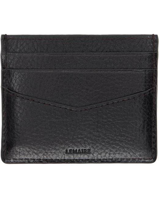 Lemaire Black Gear Card Holder