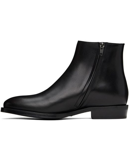 A.P.C. Black Neil Boots for men