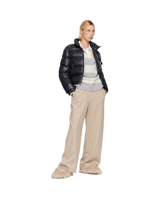Moncler Black Petra Short Down Jacket