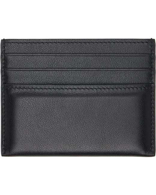 Givenchy Black Padded Card Holder for men