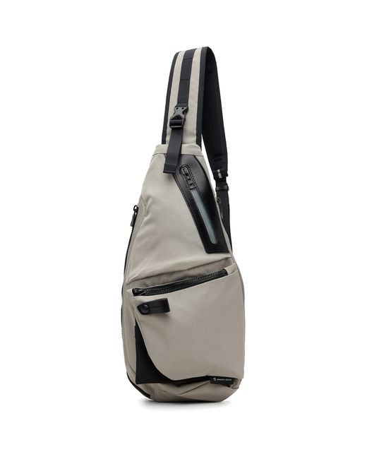 Master Piece Black Circus Sling Bag for men