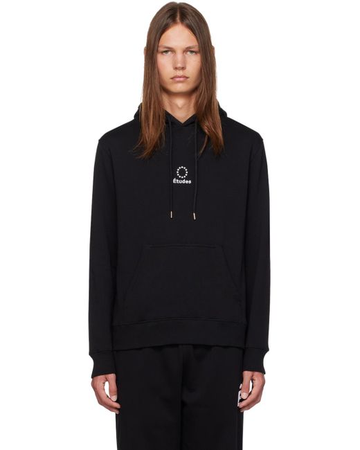 Etudes Studio Black Klein Hoodie for men