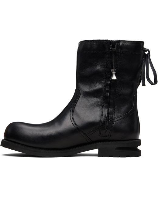 Kiko Kostadinov Black Farkas Boots for men