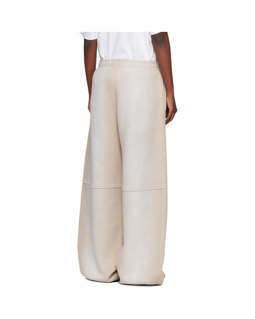 Alexander Wang Natural Crystal Washed Terry Sweatpants