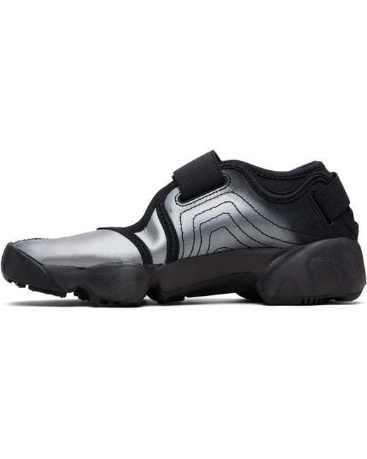 Nike Black Air Rift Leather Sneakers