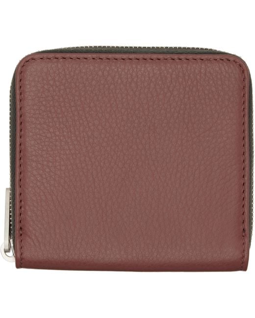 Rick Owens Brown Concordians Zipped Wallet for men