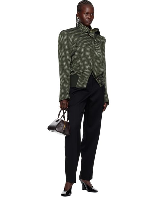 Givenchy Black Maple Seed Earrings