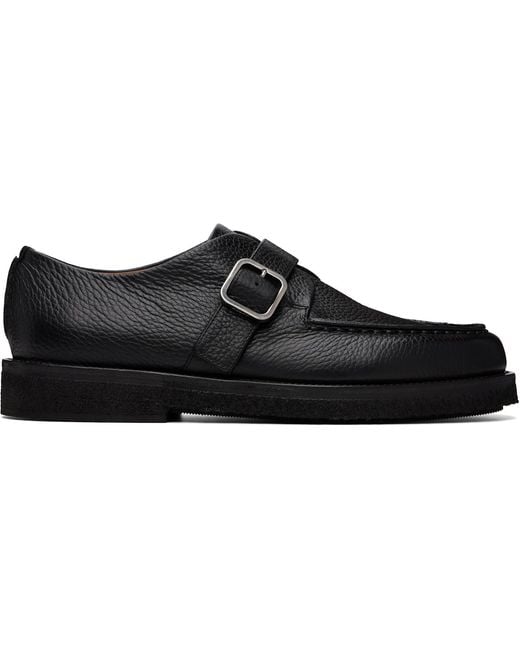 Marsèll Black Moccar Leather Loafers for men