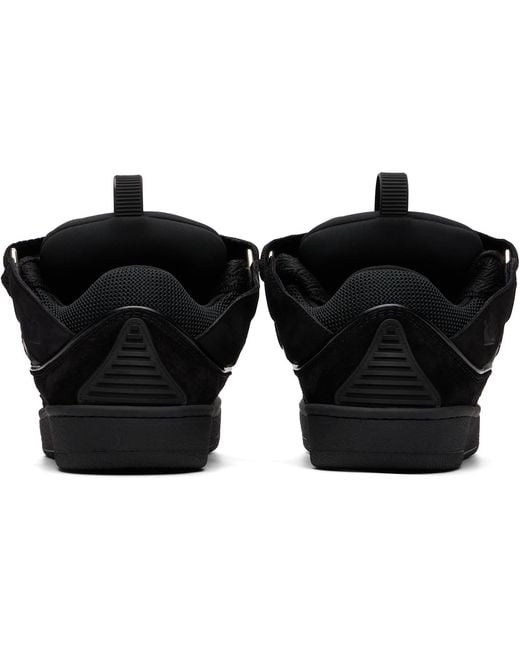 Lanvin Black Curb Sneakers