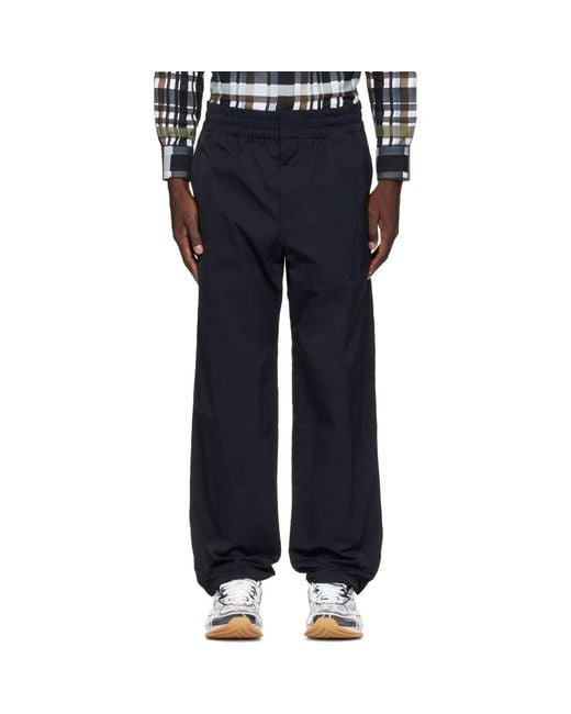 Bottega Veneta Blue Elasticated Straight Track Pants for men