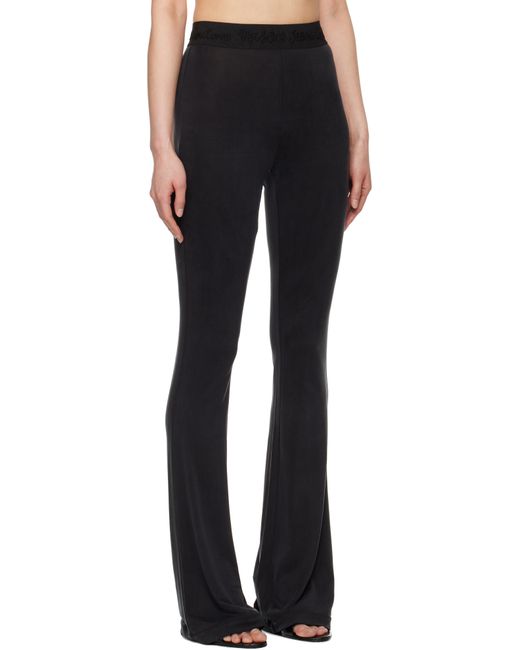 Versace Jeans Couture ブラック フレア レギンス Black