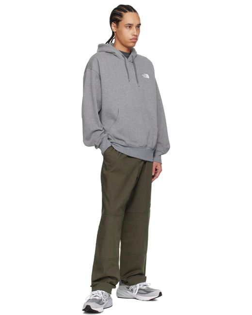 The North Face Gray Evolution Vintage Hoodie for men