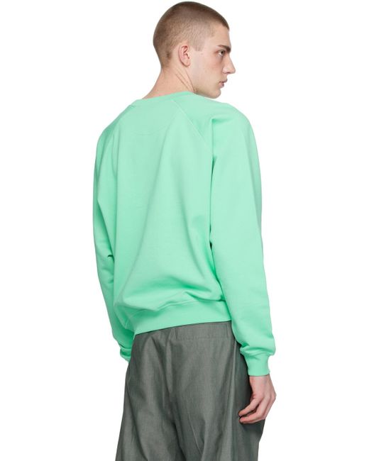 Vivienne Westwood Green Raglan Sweatshirt for men